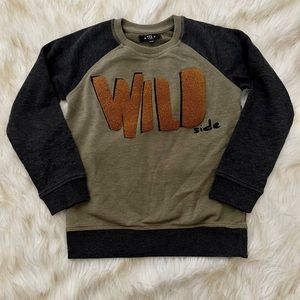 Boys Wild Side Sweatshirt size 7-8